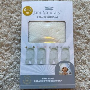 Organic Essentials 0-3M Bear Swaddle